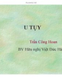 Bài giảng U tụy - Trần Công Hoan