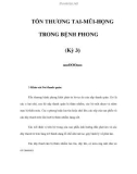 TỔN THƯƠNG TAI-MŨI-HỌNG TRONG BỆNH PHONG (Kỳ 3)