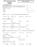 Đề thi học kì 2 môn Toán 11 năm 2019-2020 có đáp án - Trường THPT Phan Ngọc Hiển