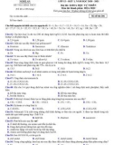 Đề khảo sát chất lượng môn Hóa học năm 2020-2021 - Sở GD&ĐT Nghệ An - Mã đề 206