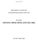 CHƯƠNG TRÌNH TIẾNG ANH TIỂU HỌC