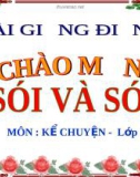 Bài giảng Tiếng Việt 1: Kể chuyện Sói và Sóc