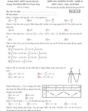 Đề kiểm tra thường xuyên môn Toán lớp 12 năm 2021-2022 - Trường THPT Nguyễn Khuyến (Mã đề 511)
