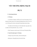 VẾT THƯƠNG ĐỘNG MẠCH (Kỳ 2)