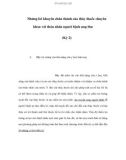 Những lời khuyên chân thành của thày thuốc chuyên khoa với thân nhân người bệnh ung thư (Kỳ 2)