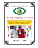 Học tiếng Trung trong y học cổ truyền