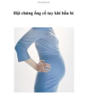 Hội chứng ống cổ tay khi bầu bí