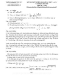 Đề thi thử tuyển sinh vào lớp 10 môn Toán năm 2024-2025 có đáp án - Phòng GD&ĐT Tân Kỳ (Lần 2)