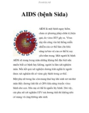 AIDS (bệnh Sida)