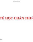 Bài giàng: DỊCH TỄ HỌC CHẤN THƯƠNG