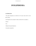 DYSLIPIDEMIAI