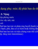 Bài giảng điều trị HIV : Thuốc kháng retrovirus - Liều dùng và tác dụng phụ part 5