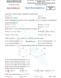 Đề thi thử THPT Quốc gia môn Toán năm 2017 lần 2 - Trường Đại học Vinh