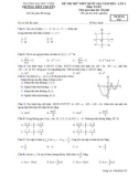 Đề thi thử THPT quốc gia năm 2019 lần 1 môn Toán - Trường Đại học Vinh