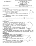 Đề thi học sinh giỏi Quốc gia THPT môn Vật lí năm học 2022-2023 có đáp án (Vòng 1) - Sở GD&ĐT Quảng Bình