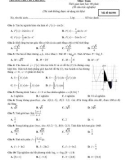 Đề thi thử THPT Quốc gia năm 2017-2018 lần 1 môn Toán - Sở GD&ĐT Quảng Ngãi - Mã đề 001