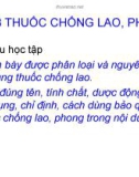 Thuốc chống lao, phong