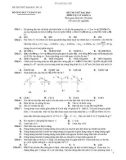 ĐỀ THI THỬ ĐẠI HỌC MÔN VẬT LÝ KHỐI A- ĐỀ THI THỬ ĐẠI HỌC SỐ 13