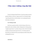 Chảy máu ở những vùng đặc biệt