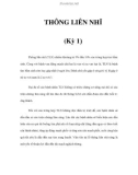 THÔNG LIÊN NHĨ (Kỳ 1)