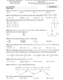 Đề thi chính thức kỳ thi trung học phổ thông quốc gia môn Toán năm 2018 (Mã đề thi 121)