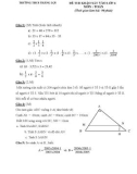 Đề tuyển sinh vào lớp 6 môn Toán năm 2020-2021 - Trường THCS Thắng Lợi
