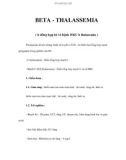 BETA - THALASSEMIA