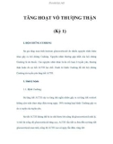 TĂNG HOẠT VỎ THƯỢNG THẬN (Kỳ 1)