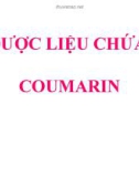 Bài giảng Dược liệu chứa coumarin