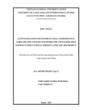 Master minor programme thesis English teaching methodology: An investigation into intercultural components in three piloted English textbooks for Vietnamese high schools under national foreign language 2020 project