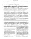 Báo cáo khoa học: Brain succinic semialdehyde dehydrogenase Reactions of sulfhydryl residues connected with catalytic activity