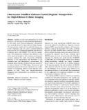 Báo cáo hóa học: Fluorescence Modiﬁed Chitosan-Coated Magnetic Nanoparticles for High-Efﬁcient Cellular Imaging