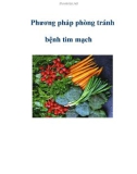 Phương pháp phòng tránh bệnh tim mạch