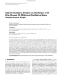 Báo cáo hóa học: High-Performance Wireless via the Merger of CI Chip-Shaped DS-CDMA and Oscillating-Beam Smart Antenna Arrays