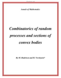 Đề tài Combinatorics of random processes and sections of convex bodies 