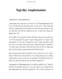 Ngộ độc Amphetamine