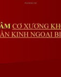 SIÊU ÂM CƠ XƯƠNG KHỚP và THẦN KINH NGOẠI BIÊN