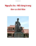 Nguyễn Du - Nỗi lòng trong thơ ca chữ Hán