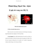 Phình Động Mạch Não - bệnh lý gây tử vong cao (Kỳ 2)