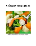 Chống say nắng ngày hè