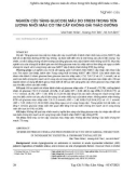 Nghiên cứu tăng glucose máu do stress trong tiên lượng nhồi máu cơ tim cấp không đái tháo đường - Nguyễn Thị Bích Chi