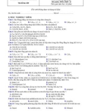 Đề thi học kì 2 môn Hóa học lớp 11 năm 2022-2023 - Trường THPT Nguyễn Trân, Bình Định