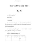 ĐẠI CƯƠNG SỐC TIM (Kỳ 3)