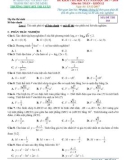 Đề thi học kì 1 môn Toán 12 năm 2017- 2018 - Trường THPT Bùi Thị Xuân - Mã đề 164