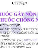 Bài giảng Chương 7: Thuốc gây nôn và thuốc chống nôn