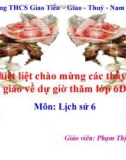 Bài giảng môn lịch sử: Đời sống của người nguyên thủy