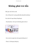 Không phải trả tiền