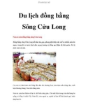 Du lịch đồng bằng Sông Cửu Long