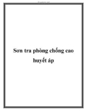 Sơn tra phòng chống cao huyết áp