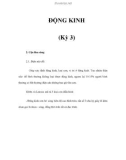 ÐỘNG KINH (Kỳ 3)